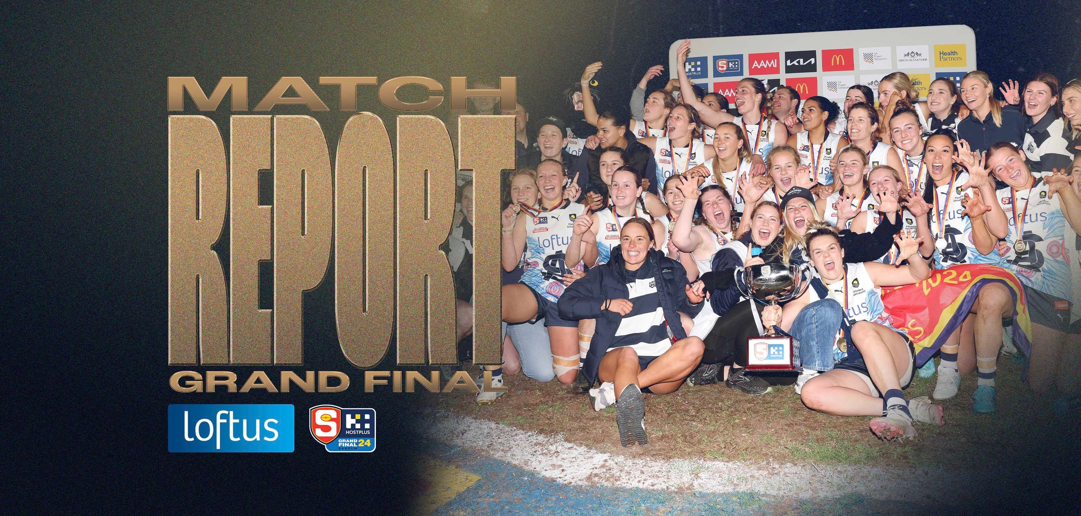 Loftus Match Report: SANFLW Grand Final v Norwood Loftus Match Report: SANFLW Grand Final v Norwood